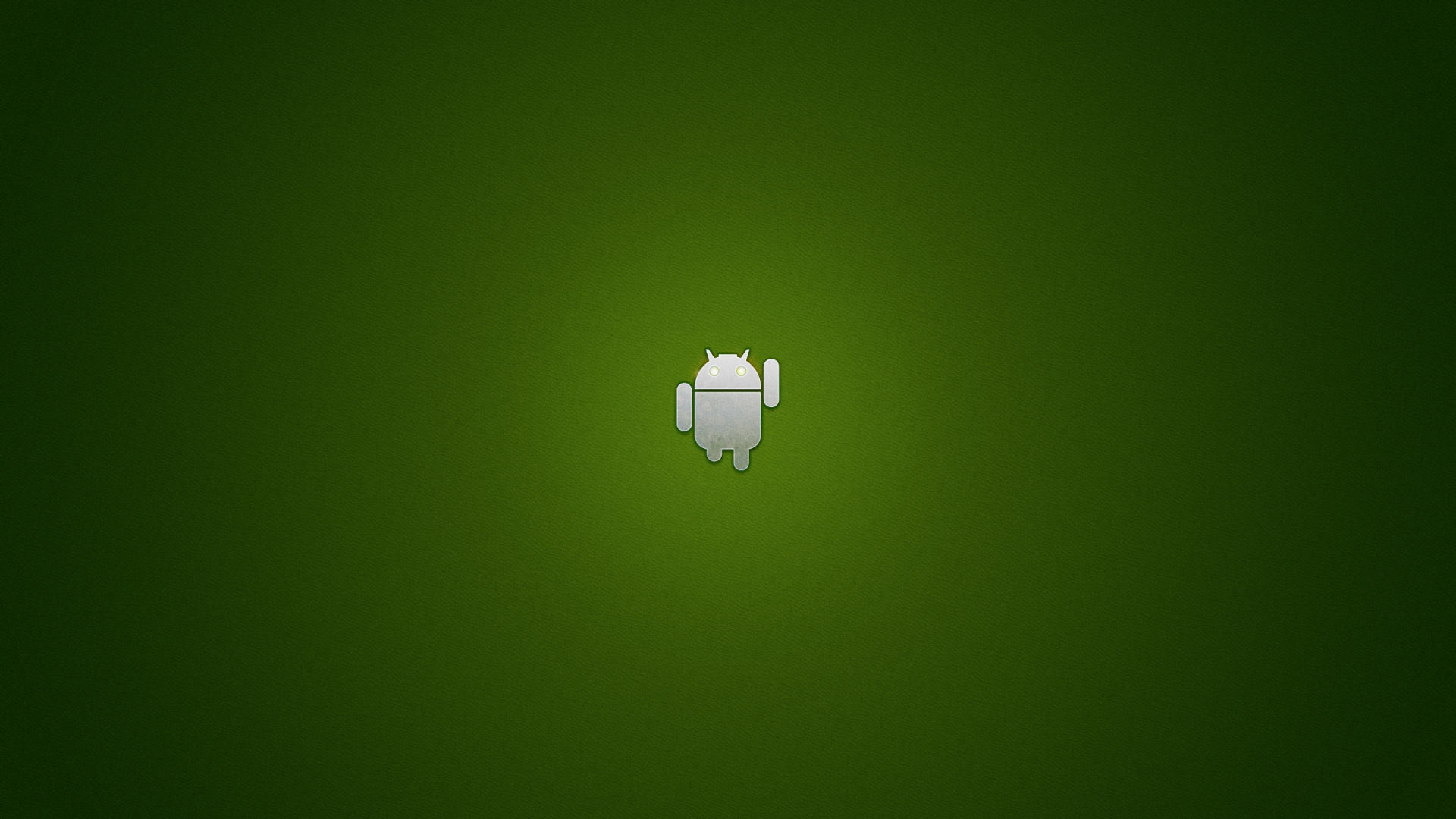 White Apple Logo on Green Background. Wallpaper in 1920x1080 Resolution