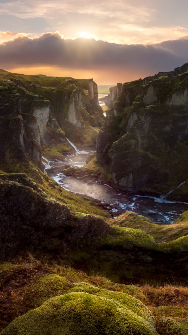 性质, 高地, 地形, 水道, 天空 壁纸 720x1280 允许