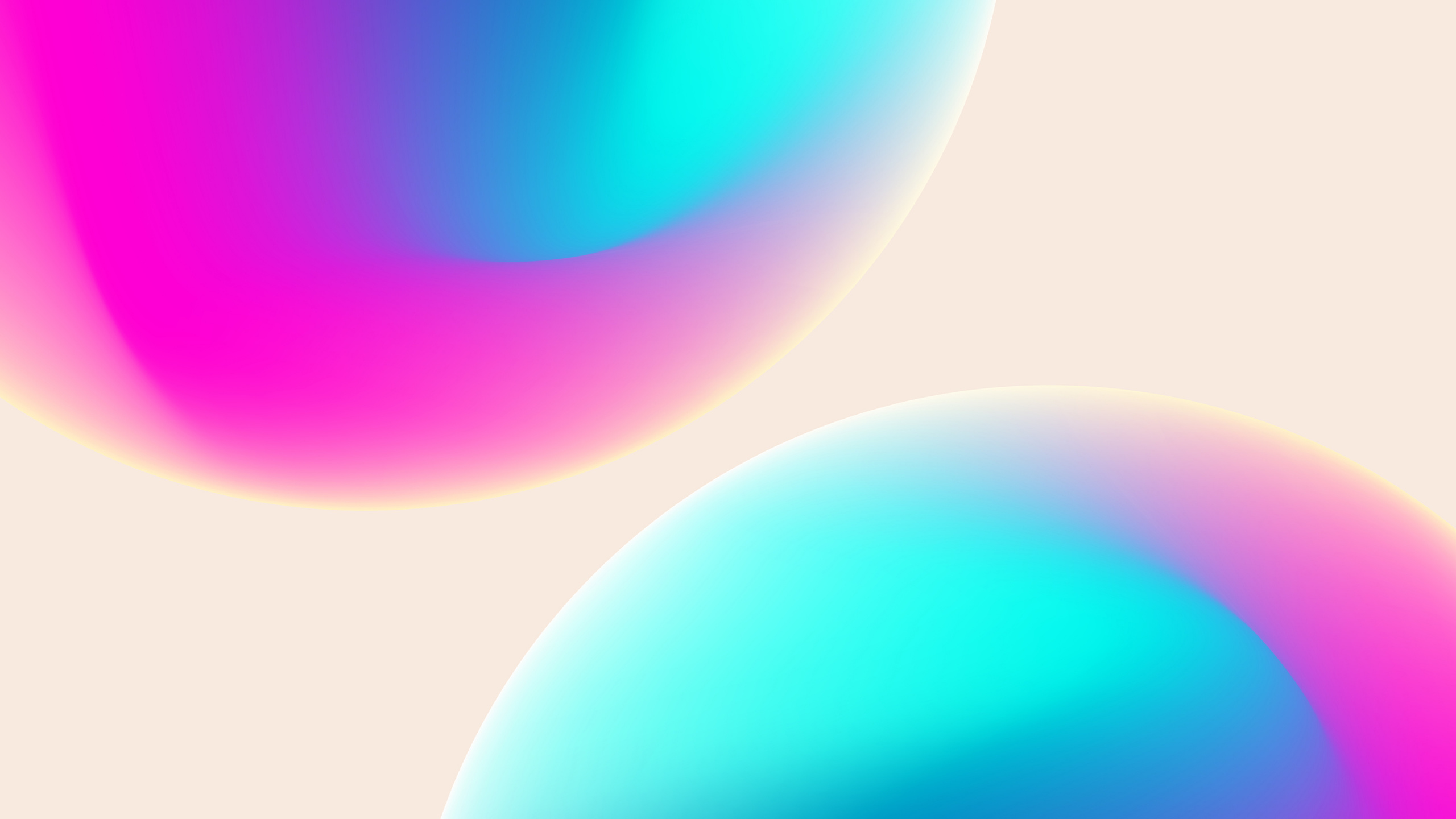 Boule Verte Rose et Bleue. Wallpaper in 2560x1440 Resolution