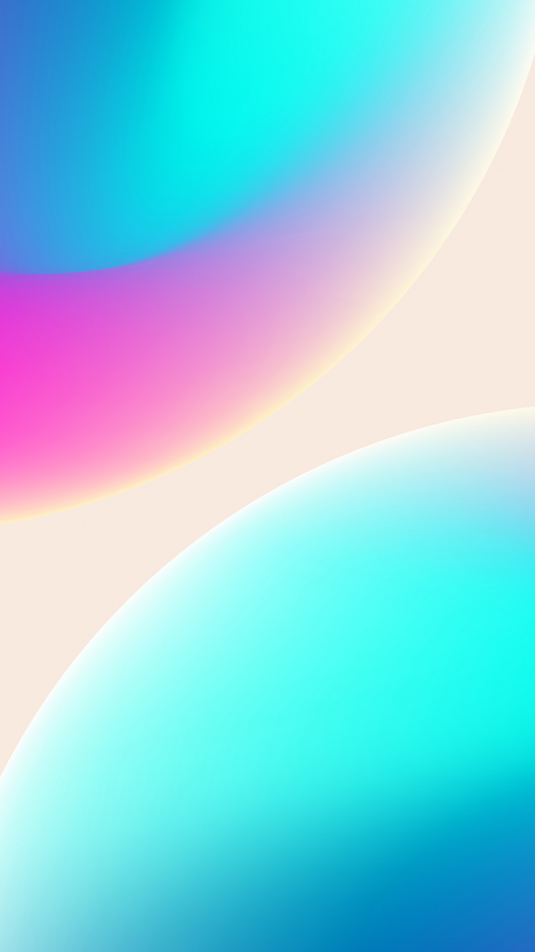 Green Pink and Blue Ball. Wallpaper in 750x1334 Resolution