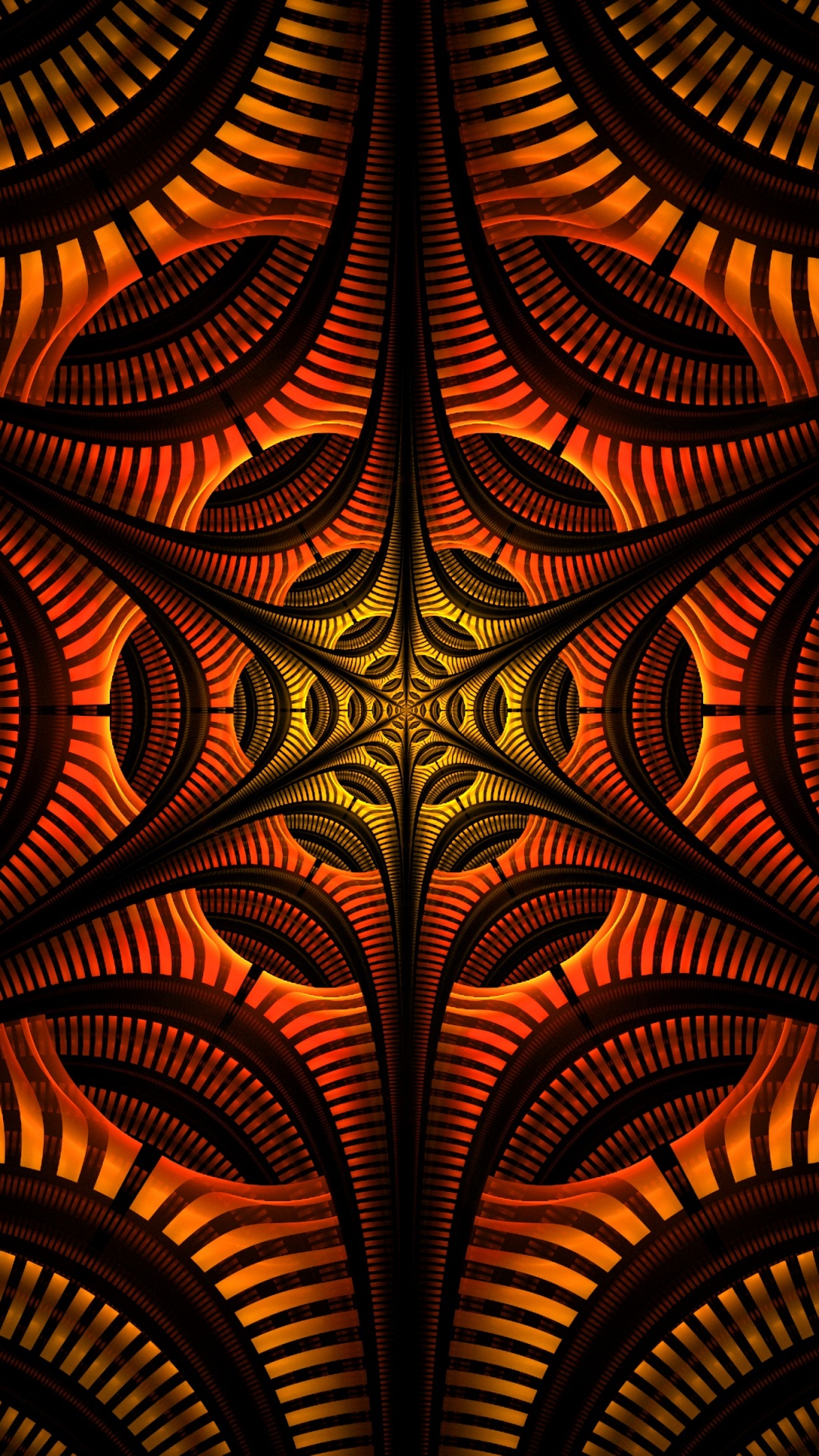 Brown and Black Abstract Painting. Wallpaper in 1080x1920 Resolution