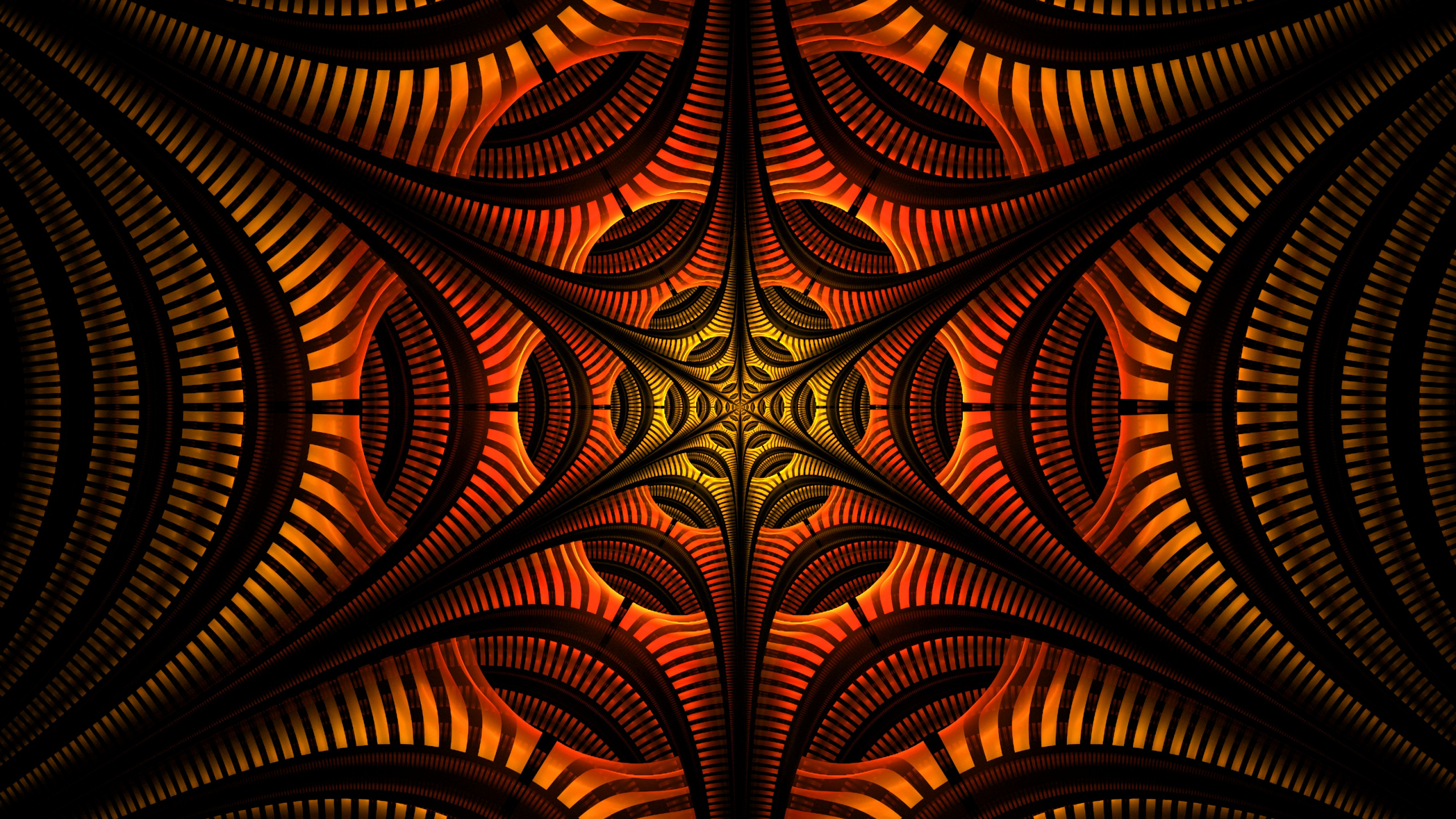 Brown and Black Abstract Painting. Wallpaper in 2560x1440 Resolution