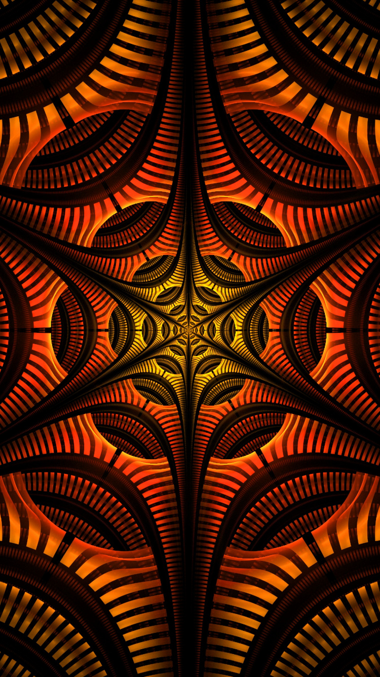 Brown and Black Abstract Painting. Wallpaper in 750x1334 Resolution