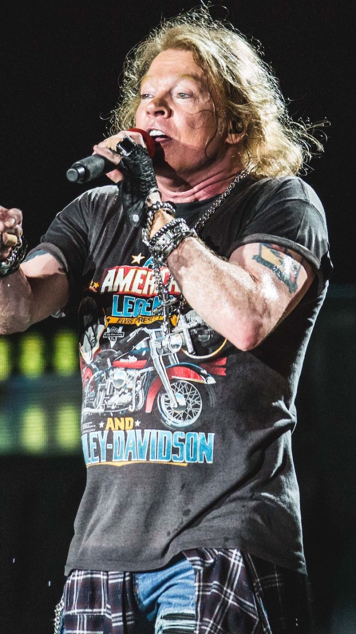 Guns n Roses 2017, Not in This Lifetime Tour, Guns N Roses, Apollo Theater, Concert. Wallpaper in 720x1280 Resolution