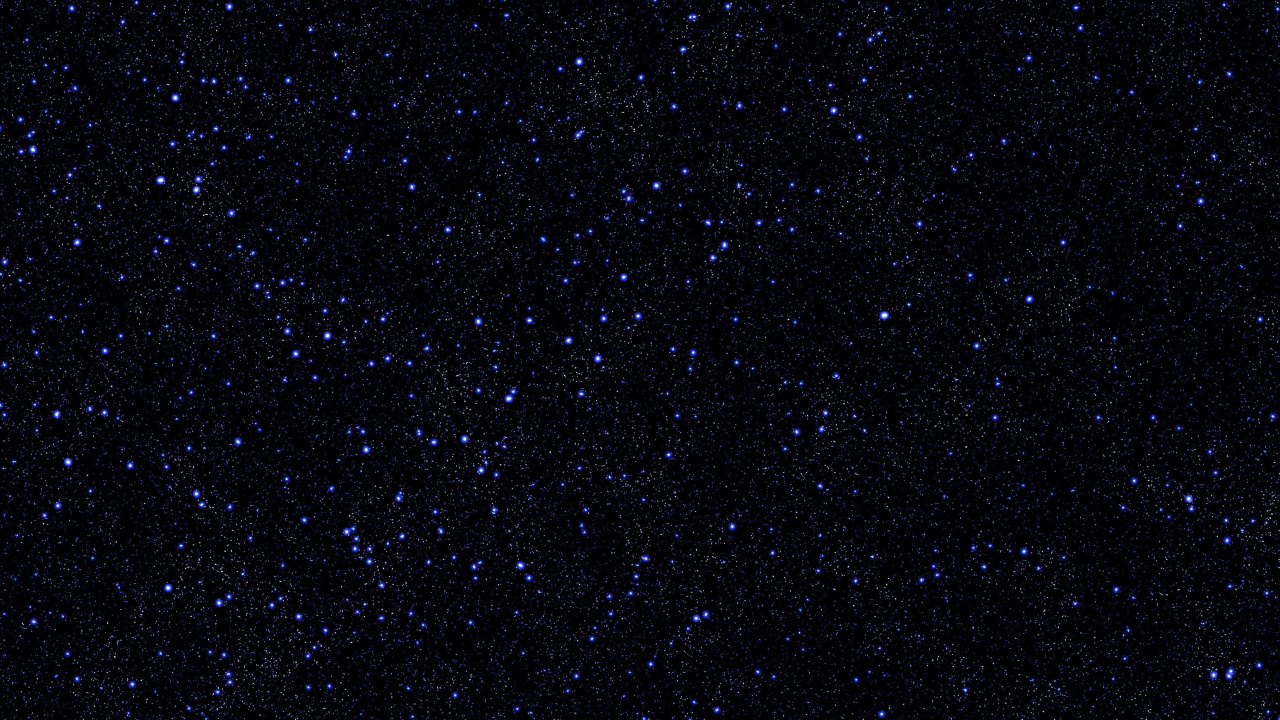 Étoiles Dans le Ciel Pendant la Nuit. Wallpaper in 1280x720 Resolution