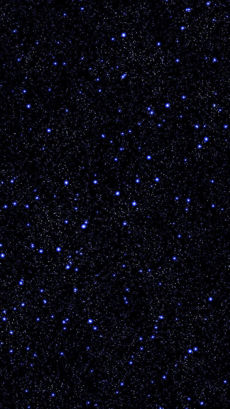 Étoiles Dans le Ciel Pendant la Nuit. Wallpaper in 750x1334 Resolution