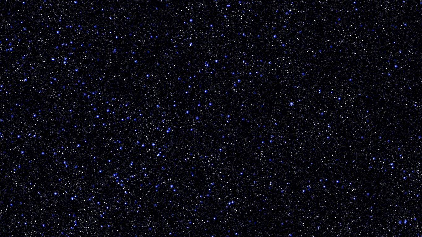 Estrellas en el Cielo Durante la Noche.. Wallpaper in 1366x768 Resolution