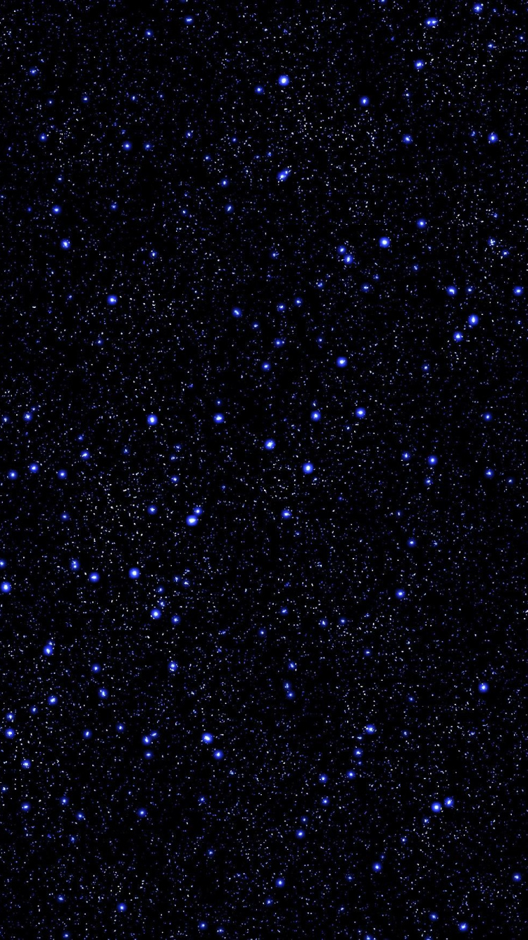 Sterne am Himmel Während Der Nacht. Wallpaper in 750x1334 Resolution