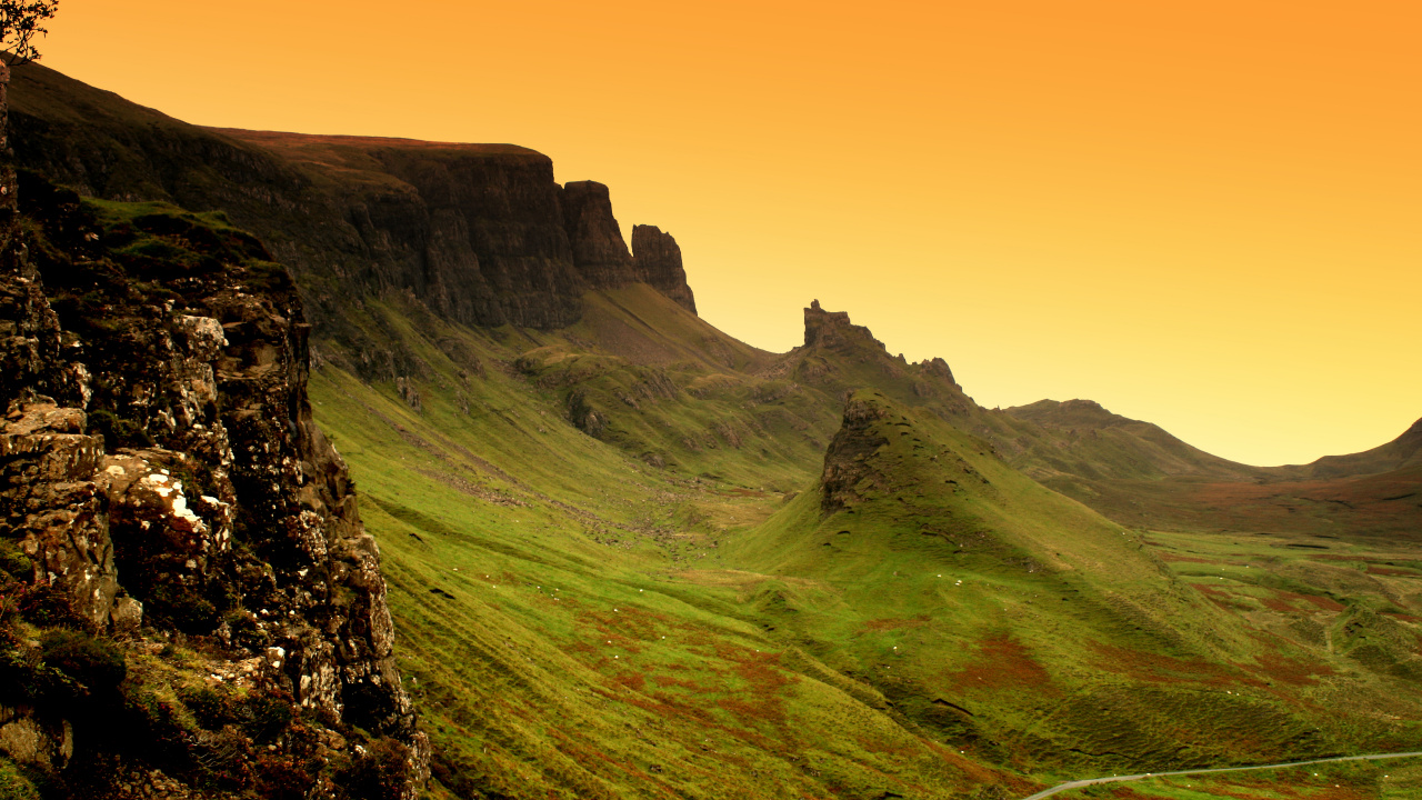 Hochland, Scottish Highlands, Skye, Cloud, Ökoregion. Wallpaper in 1280x720 Resolution