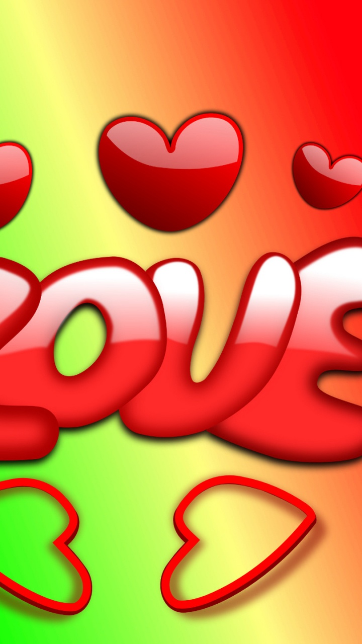 Heart, Red, Love, Text, Valentines Day. Wallpaper in 720x1280 Resolution