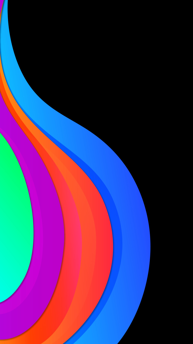 Orange, Grafik-design, Farbigkeit, Electric Blue, Kreis. Wallpaper in 750x1334 Resolution