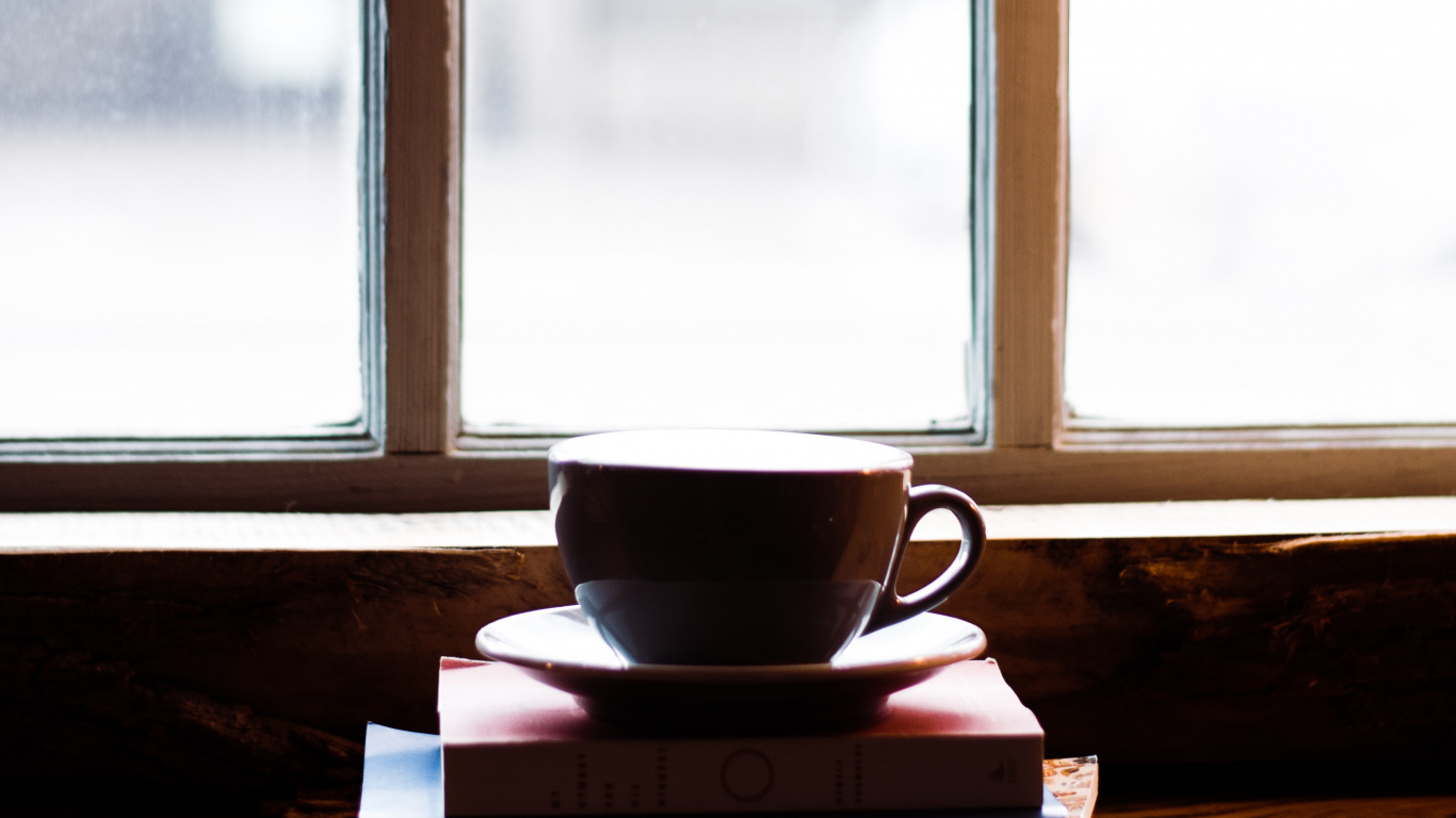 Brown Wooden Framed Glass Window. Wallpaper in 1366x768 Resolution