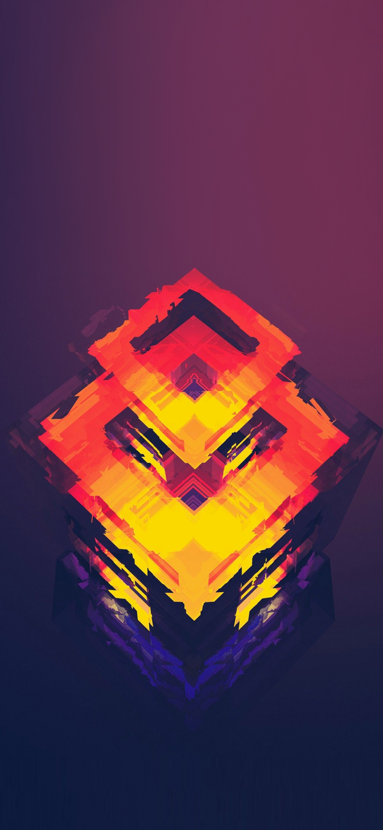 Spieler, Farbigkeit, Bernstein, Orange, Dreieck. Wallpaper in 1242x2688 Resolution