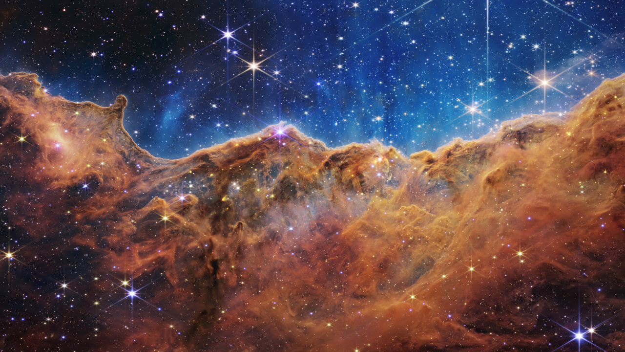 James Webb Space Telescope, Carina Nebula, Space Telescope, Nebula, Universe. Wallpaper in 1280x720 Resolution