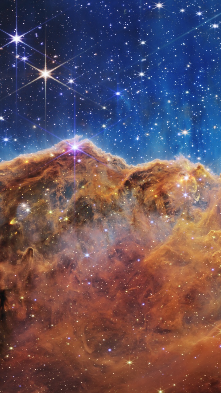 James Webb Space Telescope, Carina Nebula, Space Telescope, Nebula, Universe. Wallpaper in 720x1280 Resolution
