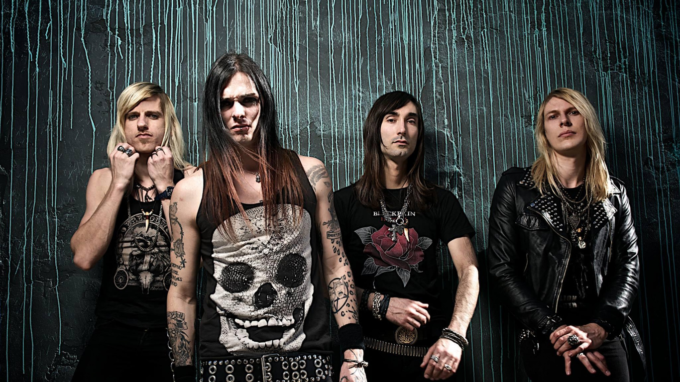 Black Rain, Glam Metal, Heavy Metal, Hard Rock, Rock. Wallpaper in 1366x768 Resolution