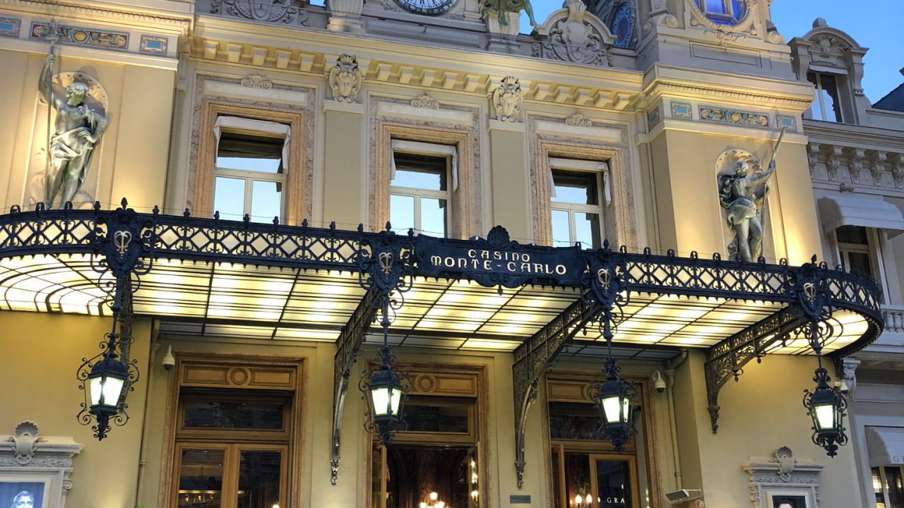 Casino de Montecarlo, Parrilla, Tope, Capucha, la Arquitectura Clásica. Wallpaper in 1280x720 Resolution