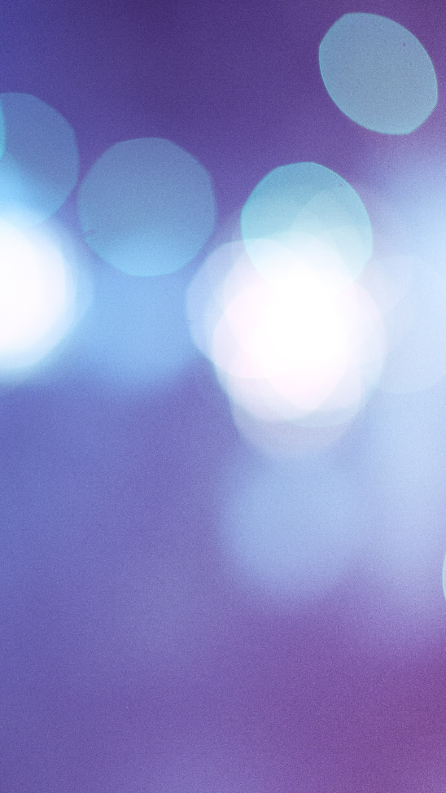 Luces Bokeh Moradas y Blancas. Wallpaper in 1440x2560 Resolution