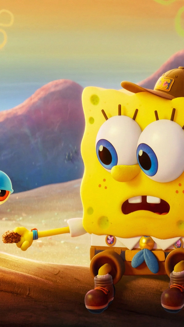 Gary, Calamar, Bob L'Éponge, Nickelodeon, Cartoon. Wallpaper in 720x1280 Resolution