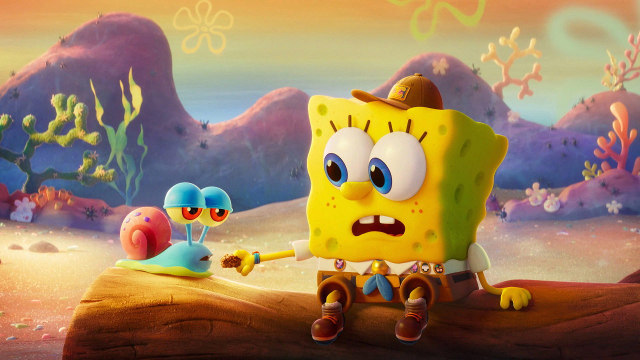 Gary, Sponge Bob, Squidward, SpongeBob SquarePants, Nickelodeon. Wallpaper in 1280x720 Resolution