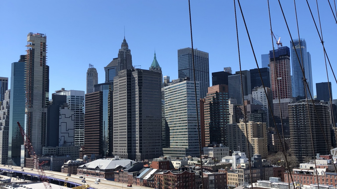 Nueva York, Área Urbana, Infraestructura, Torre de Bloques, Arquitectura. Wallpaper in 1280x720 Resolution