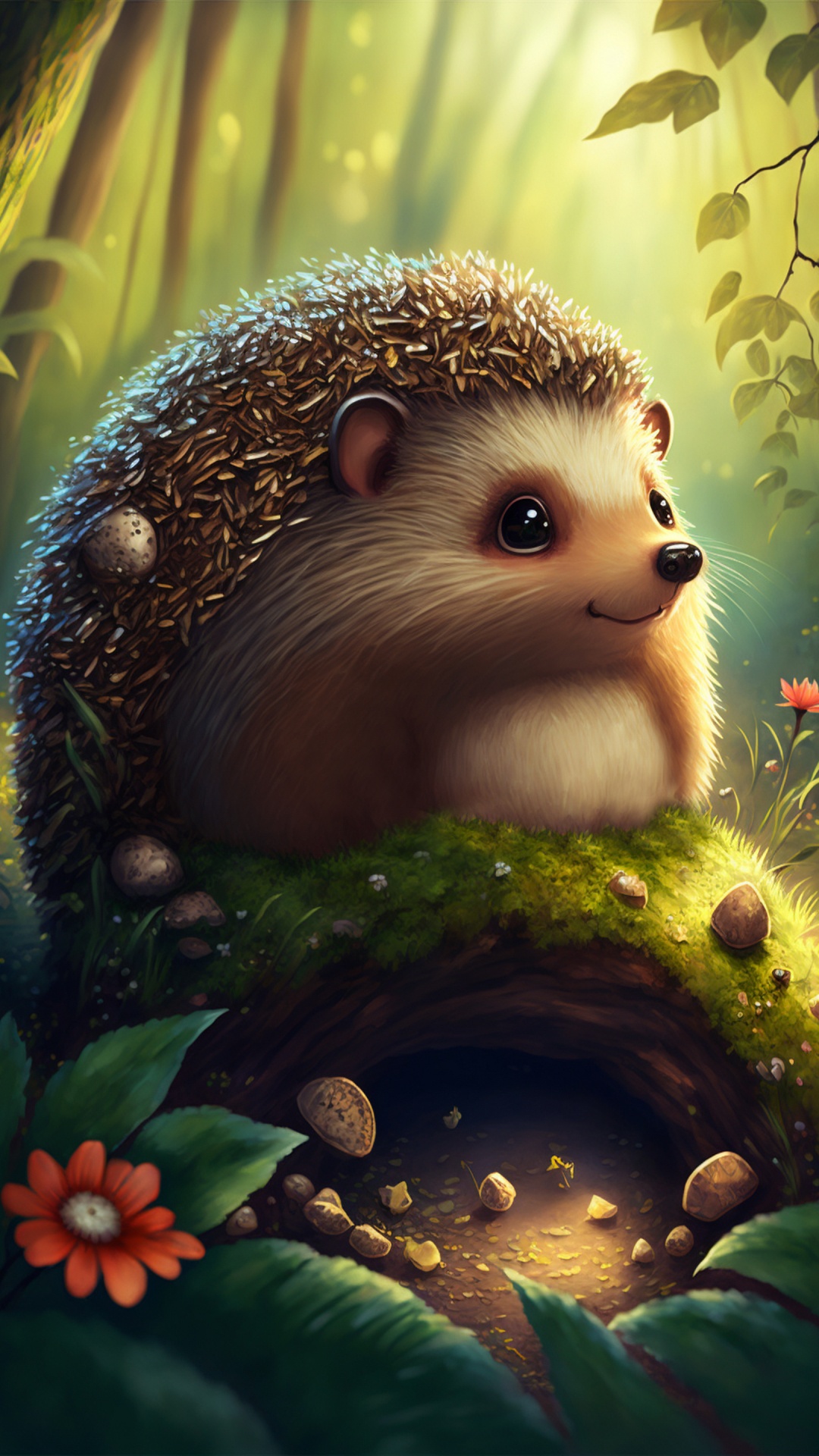 Hedgehog, Domesticated Hedgehog, Common Opossum, Opossum, Dormouse. Wallpaper in 1080x1920 Resolution