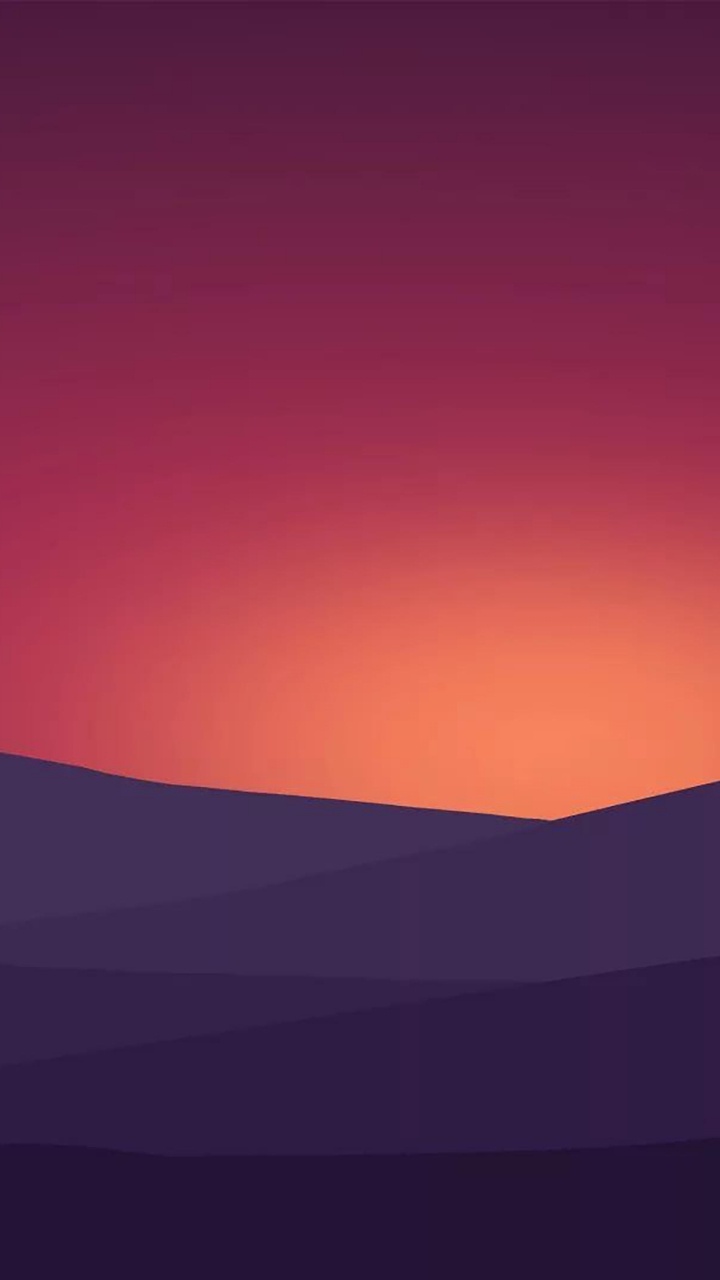 Minimalisme, Atmosphère, Afterglow, Oiseau. Wallpaper in 720x1280 Resolution