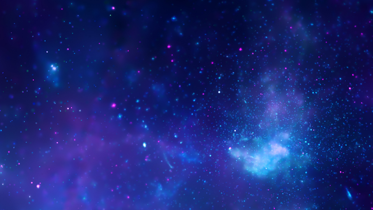 Purple and Blue Starry Night. Wallpaper in 1280x720 Resolution