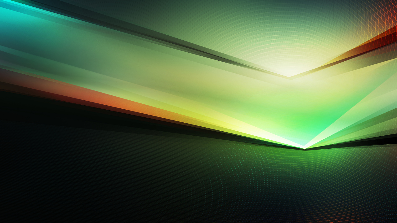 Blue and Orange Light on Black Surface. Wallpaper in 1280x720 Resolution