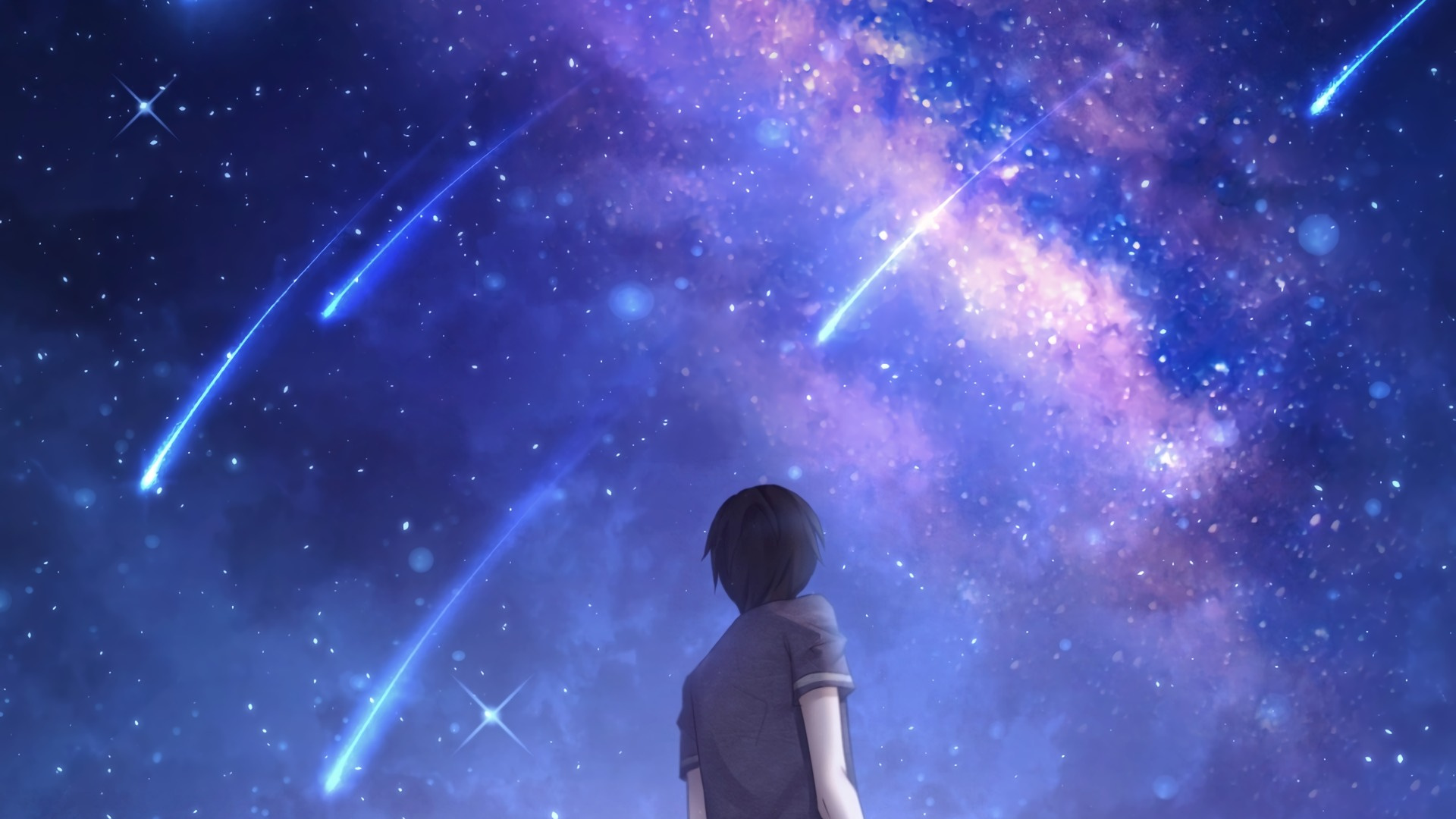 天文学对象, 光, 宇宙, 天空, 画家 壁纸 1920x1080 允许