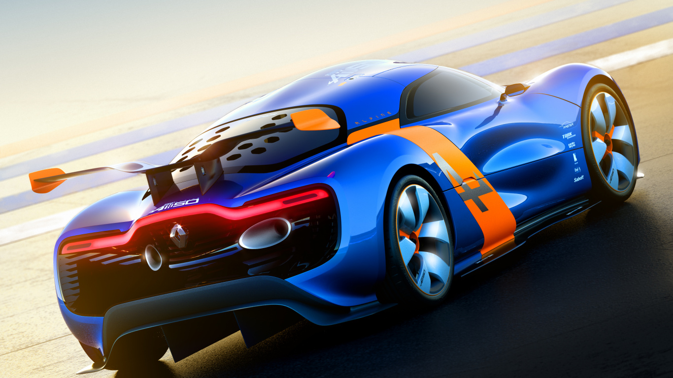 雷诺, 概念车, 超级跑车 壁纸 1366x768 允许