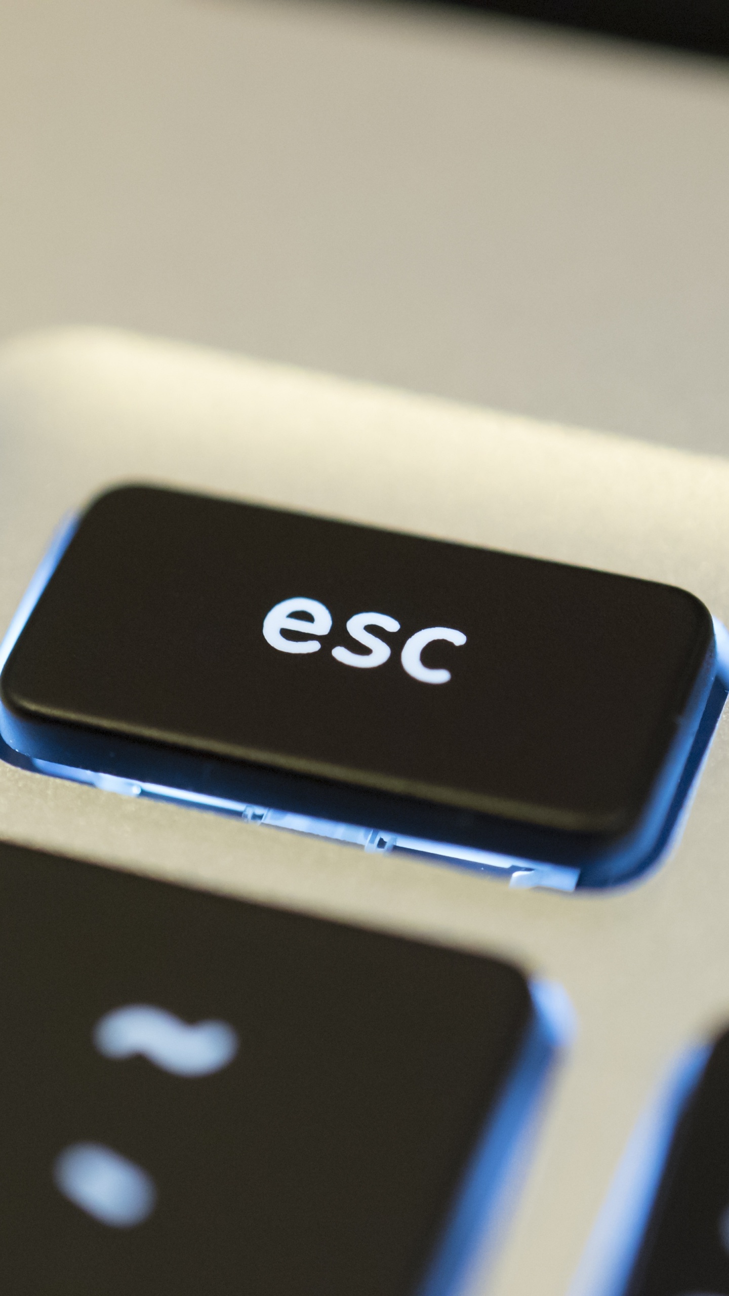 Gray Laptop Computer With Keyboard. Wallpaper in 1440x2560 Resolution