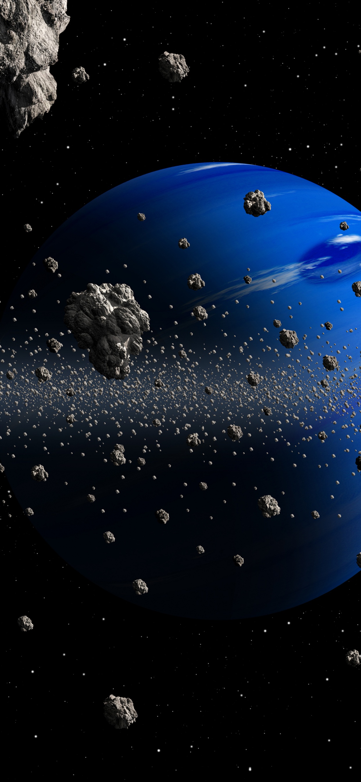 小行星, 这个星球, 空间, 外层空间, 天文学对象 壁纸 1242x2688 允许