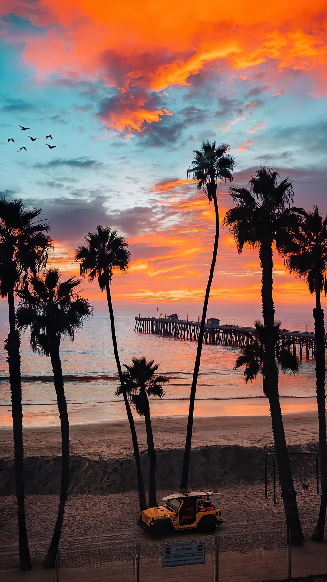 Afterglow, Agua, Naturaleza, Entorno Natural, Playa. Wallpaper in 1080x1920 Resolution