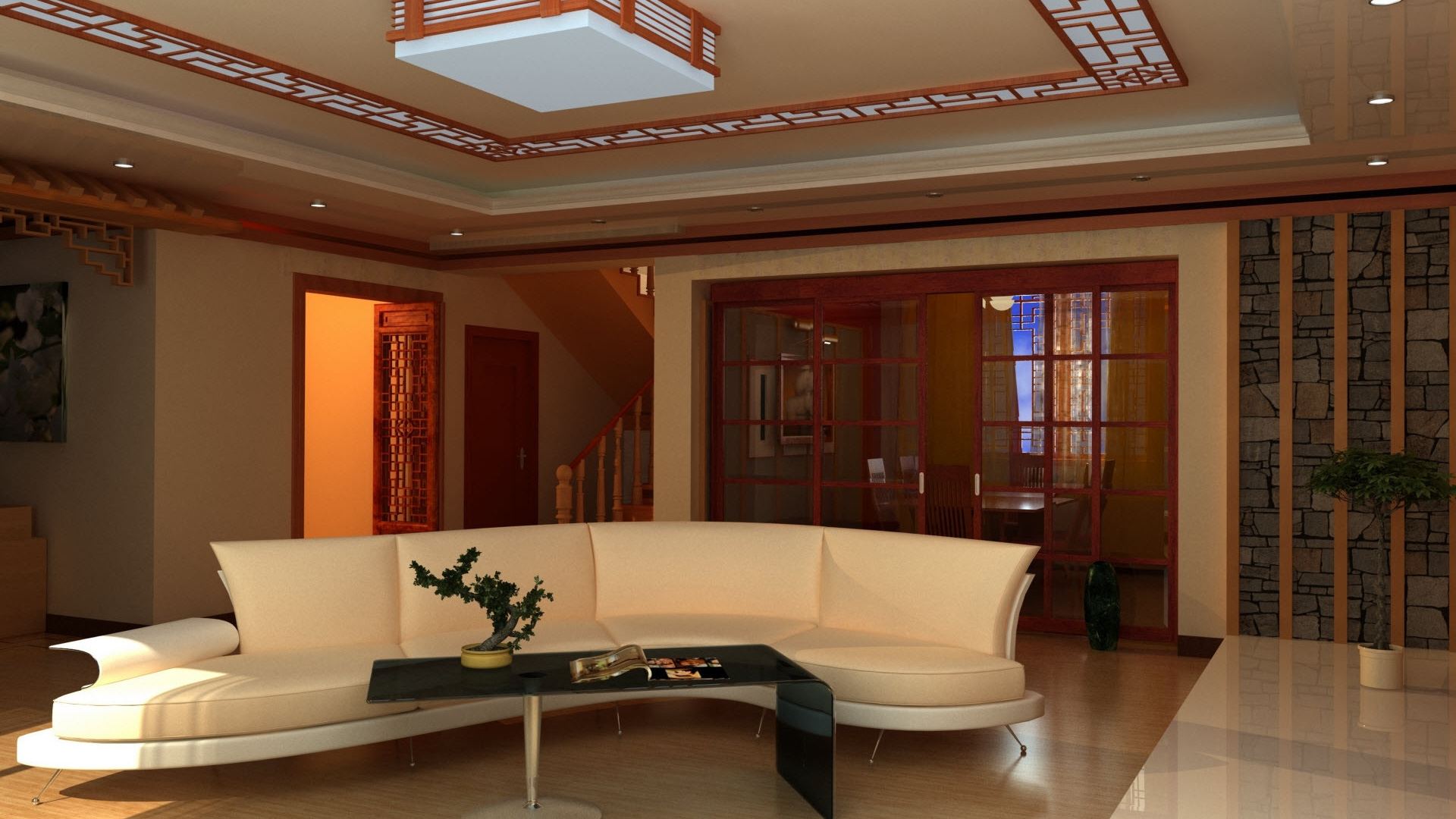 White and Brown Wooden Table. Wallpaper in 1920x1080 Resolution