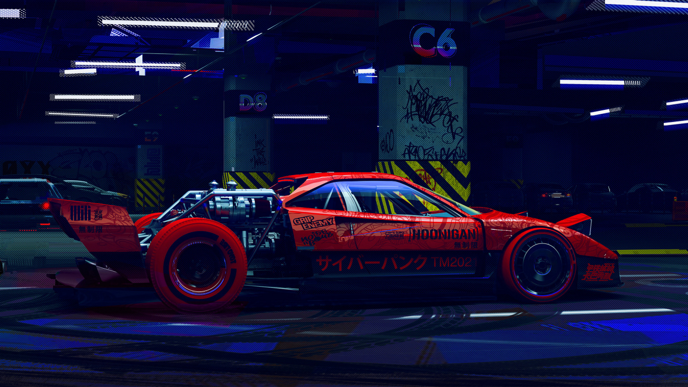 Car, Mazda RX-7, Sportwagen, Motorsport, Racing. Wallpaper in 1366x768 Resolution