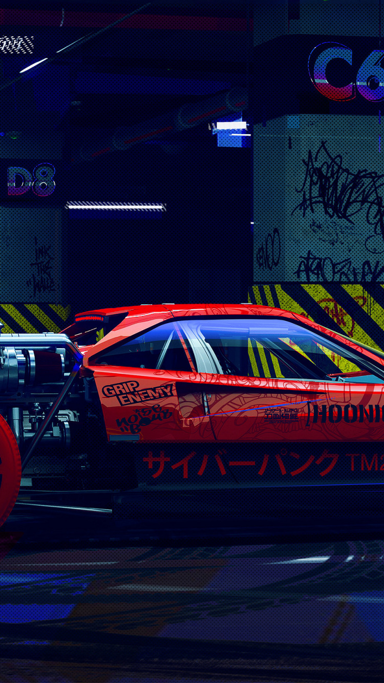 Car, Mazda RX-7, Sportwagen, Motorsport, Racing. Wallpaper in 750x1334 Resolution