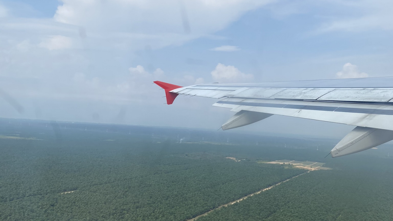 空中旅行, 航班, 气氛, 航空, 翼 壁纸 1280x720 允许