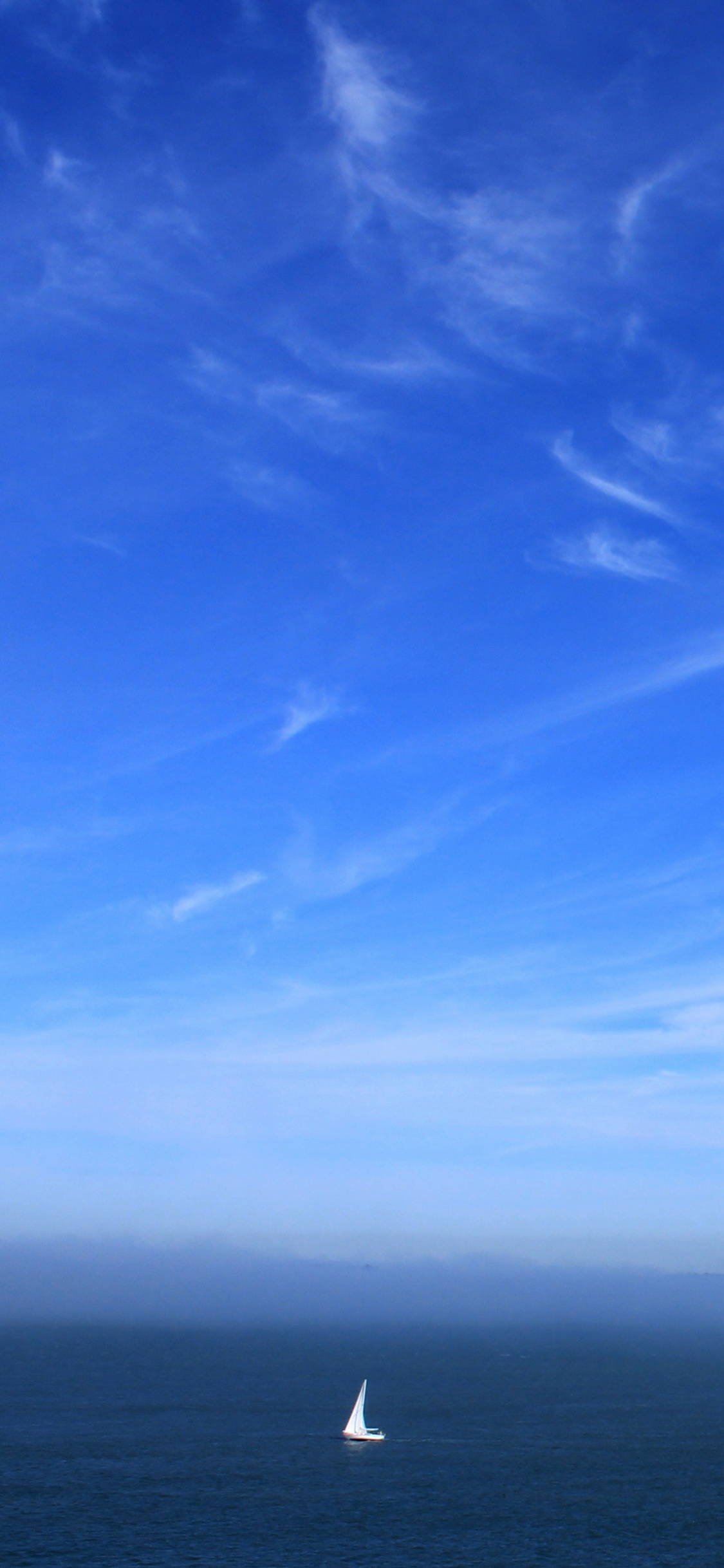 Persona Con Camisa Negra de Pie en la Orilla Del Mar Durante el Día. Wallpaper in 1125x2436 Resolution