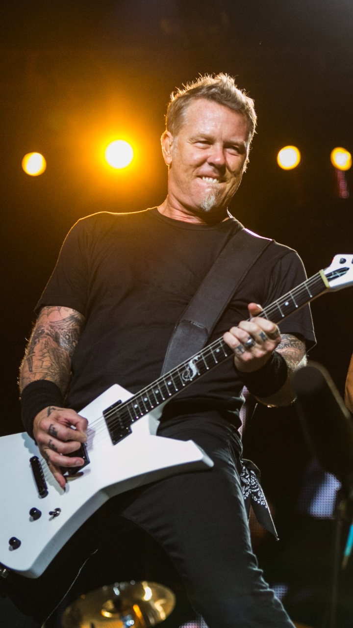James Hetfield, Metallica, Schwermetall, Rock, Gitarrist. Wallpaper in 720x1280 Resolution