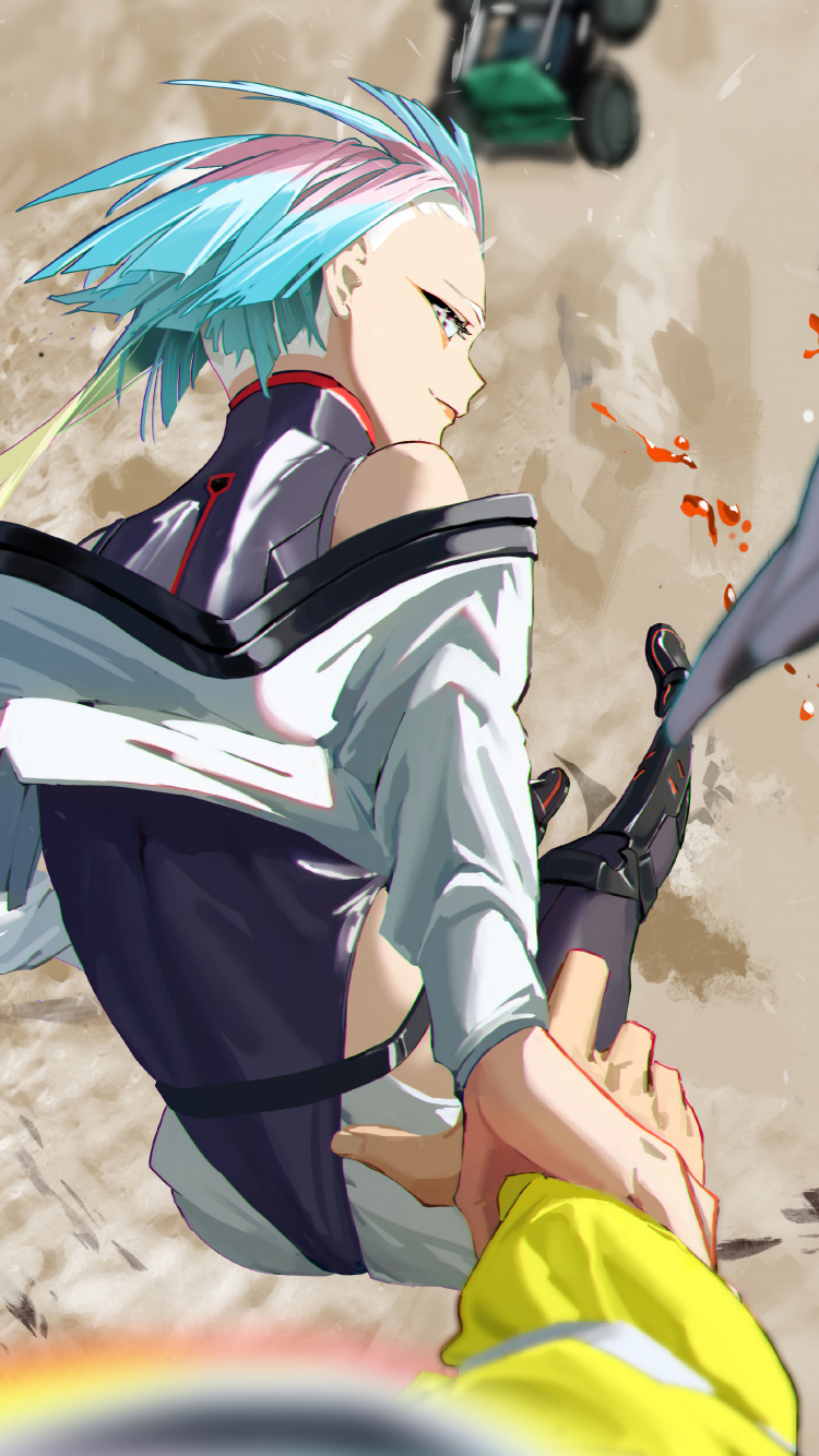 庞克, 庞克2077, Azure, 艺术, 人腿 壁纸 750x1334 允许