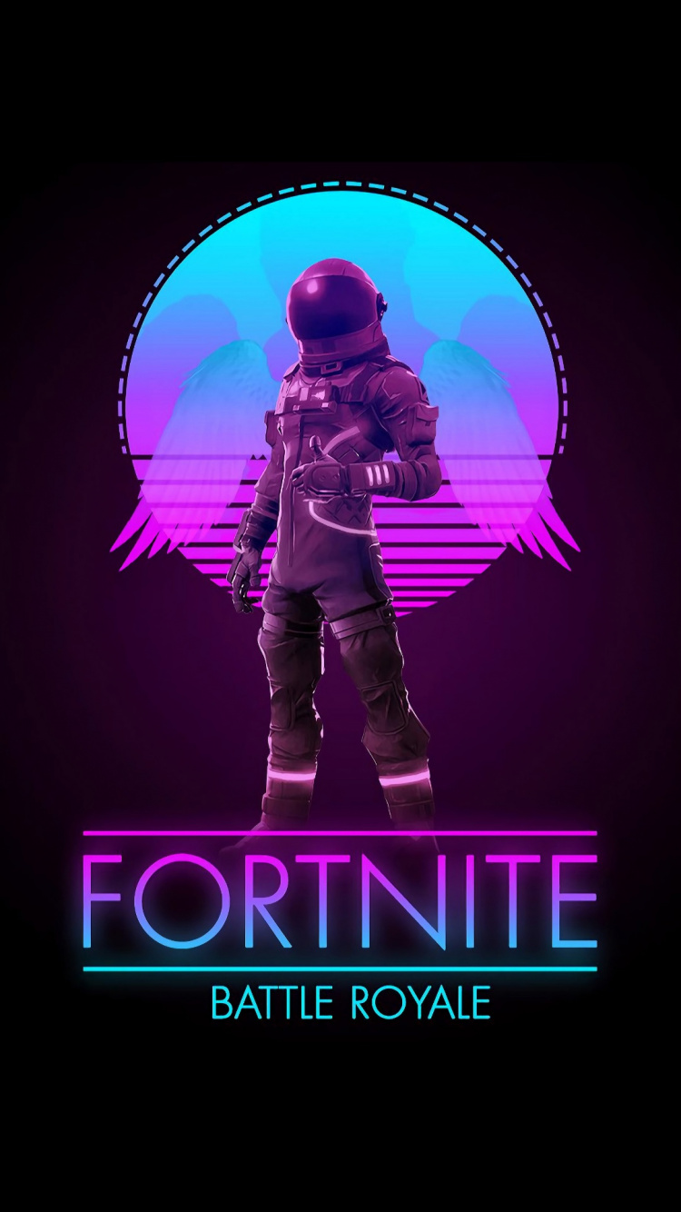Fortnite, Haut, Ios, Purpur, Pink. Wallpaper in 750x1334 Resolution
