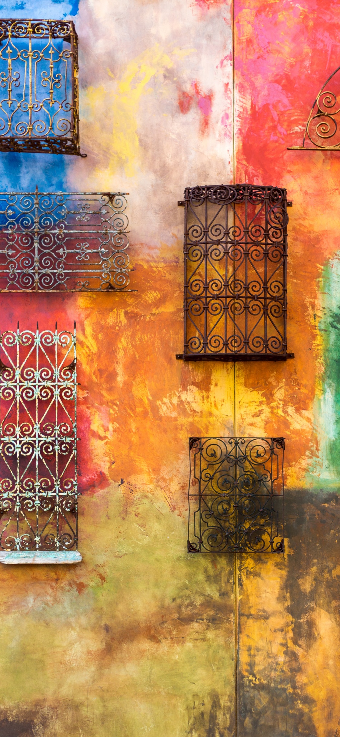 Couleur, la Pureté de la Couleur, Peinture D'art, Fenêtre, Peinture. Wallpaper in 1125x2436 Resolution