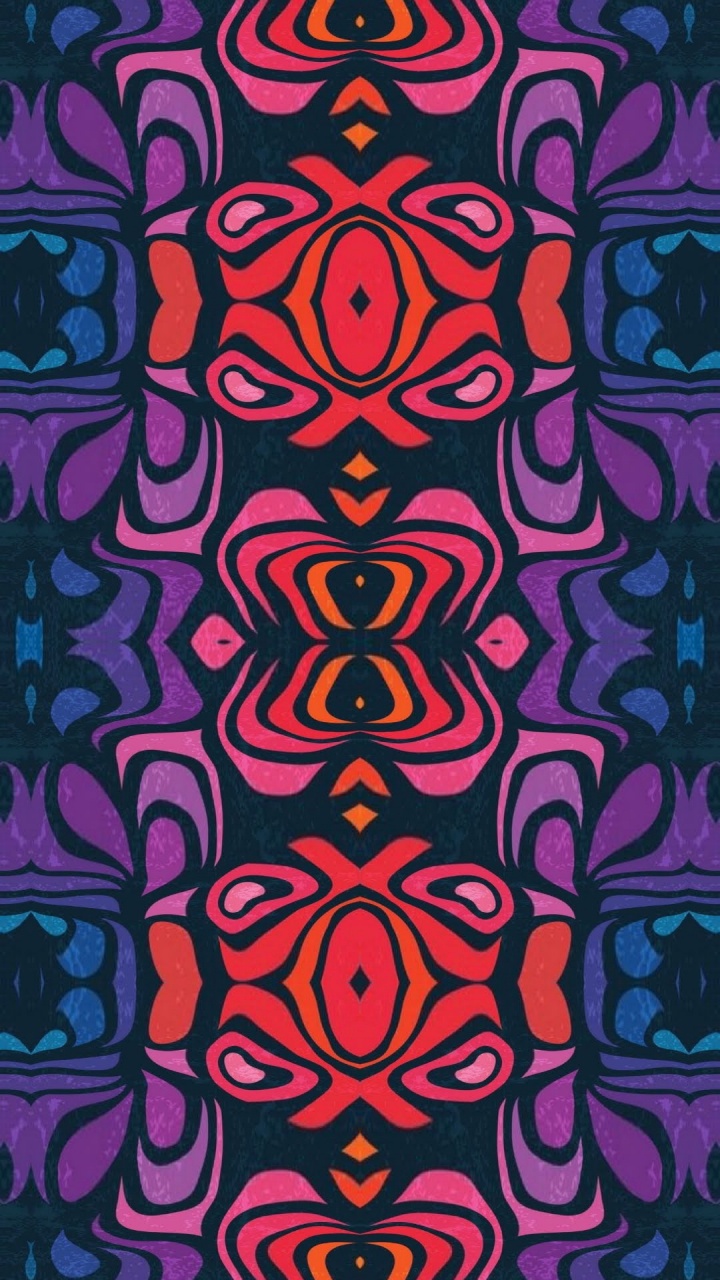 Muster, Farbigkeit, Rechteck, Kunst, Symmetrie. Wallpaper in 720x1280 Resolution