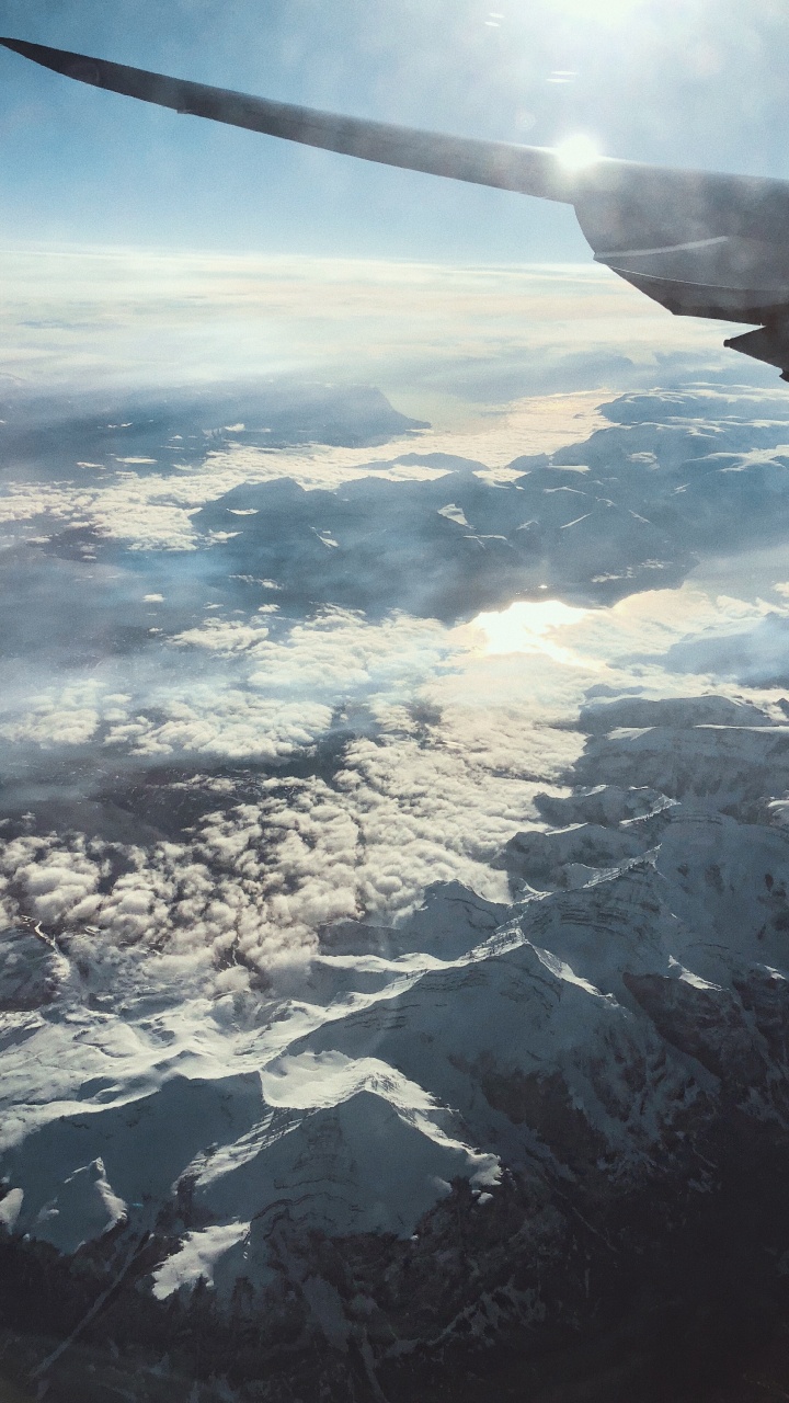 Vuelo, Glaciar de Terreno, Ambiente, Aviación, Los Viajes Aéreos. Wallpaper in 720x1280 Resolution