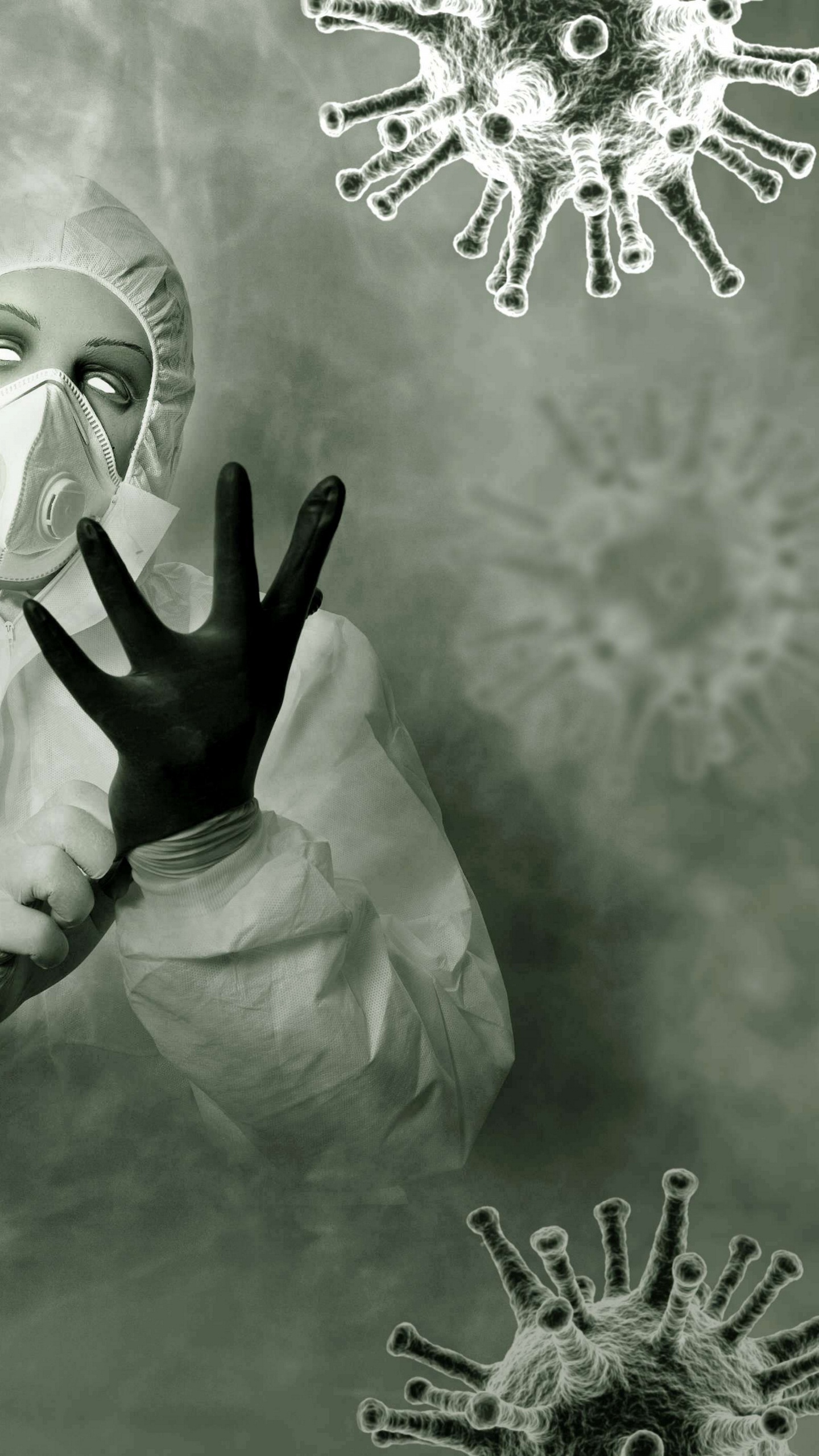 Virus, COVID-19, Letzte Welt, Pandemie, Plandemie. Wallpaper in 1440x2560 Resolution