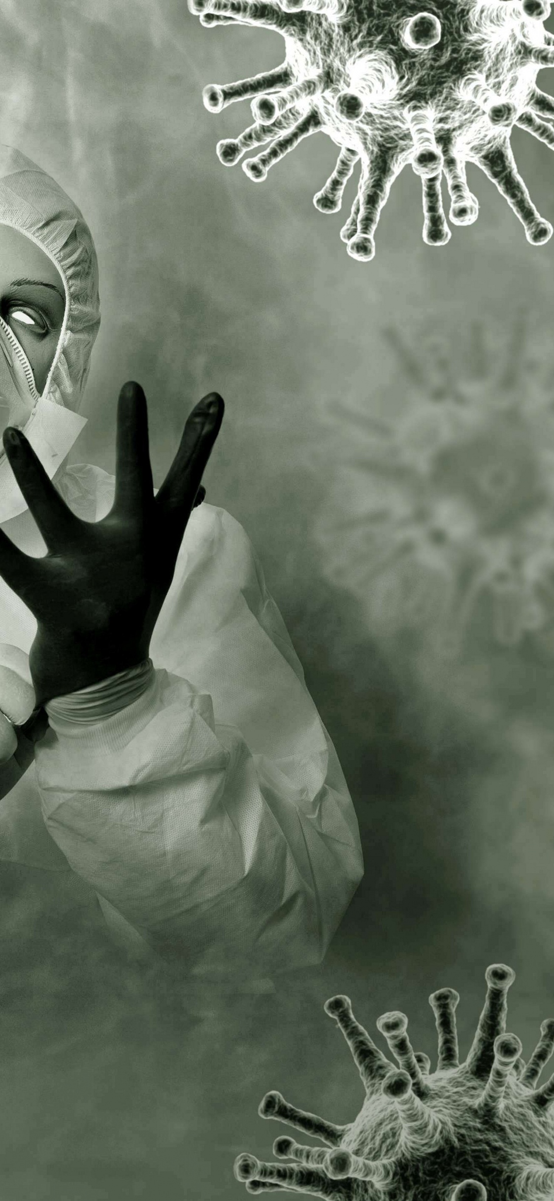 Virus, COVID-19, Last World, World, Pandemic. Wallpaper in 1125x2436 Resolution