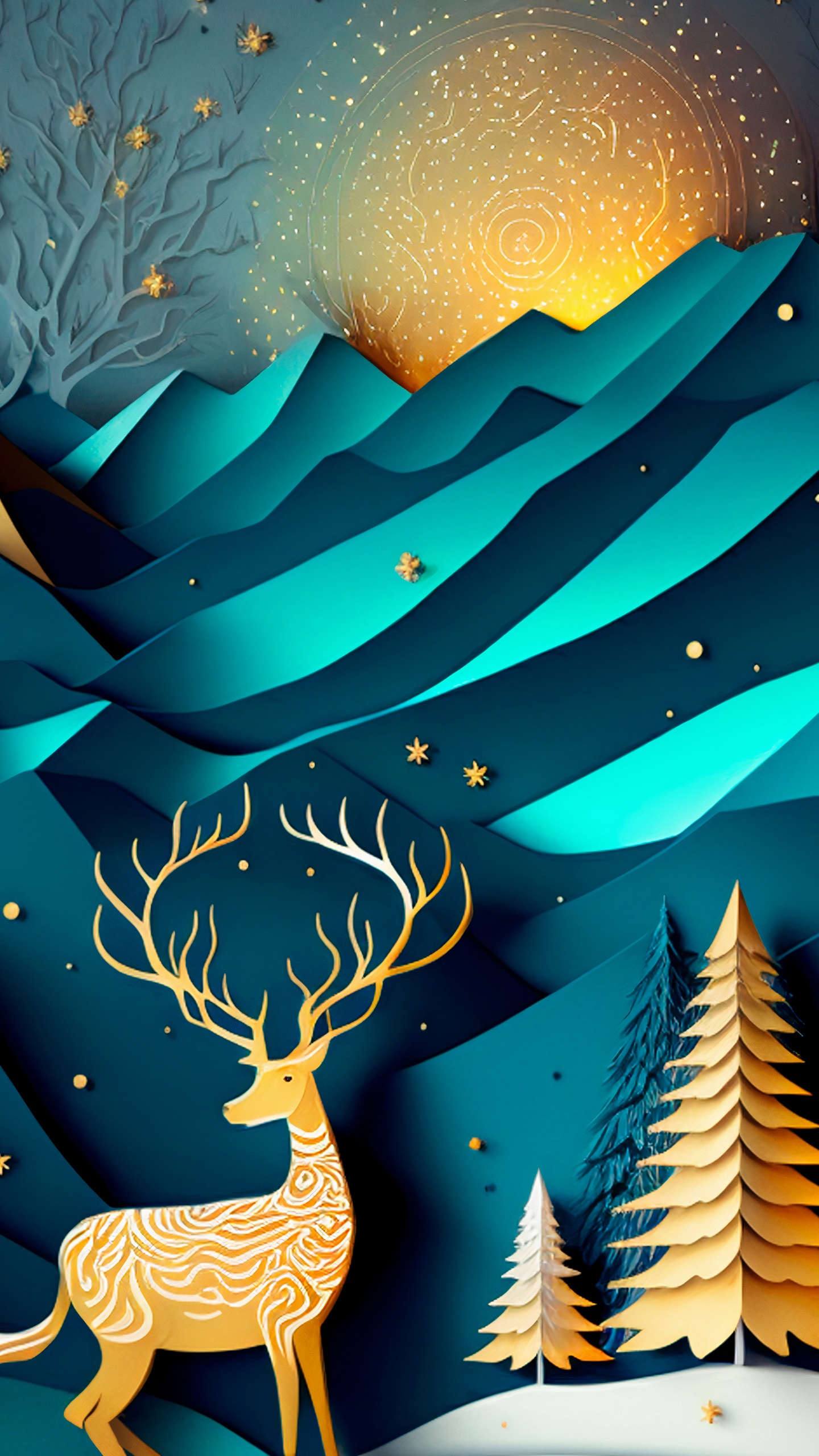 艺术, 海报, 拼贴, 绘画, 绿色的 壁纸 1440x2560 允许