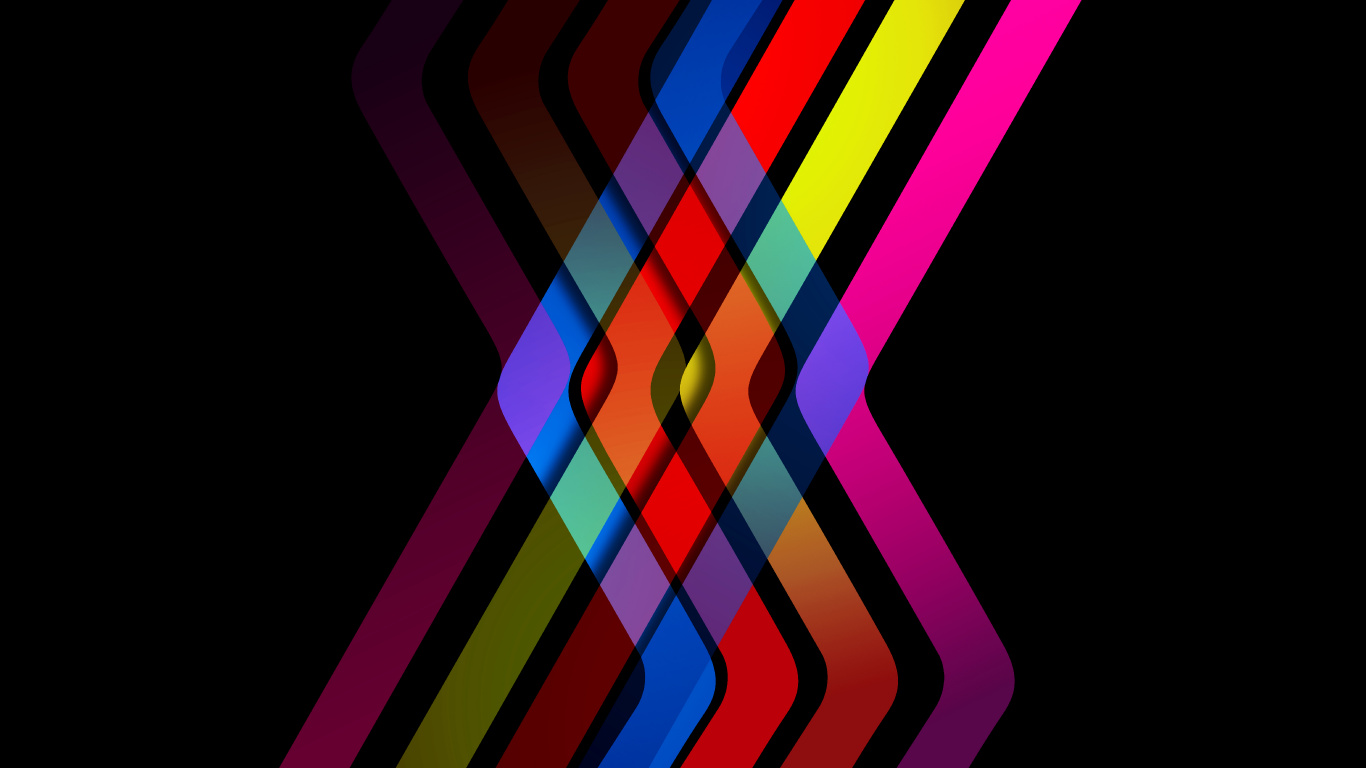 Symétrie, la Pureté de la Couleur, Rectangle, Art, Triangle. Wallpaper in 1366x768 Resolution