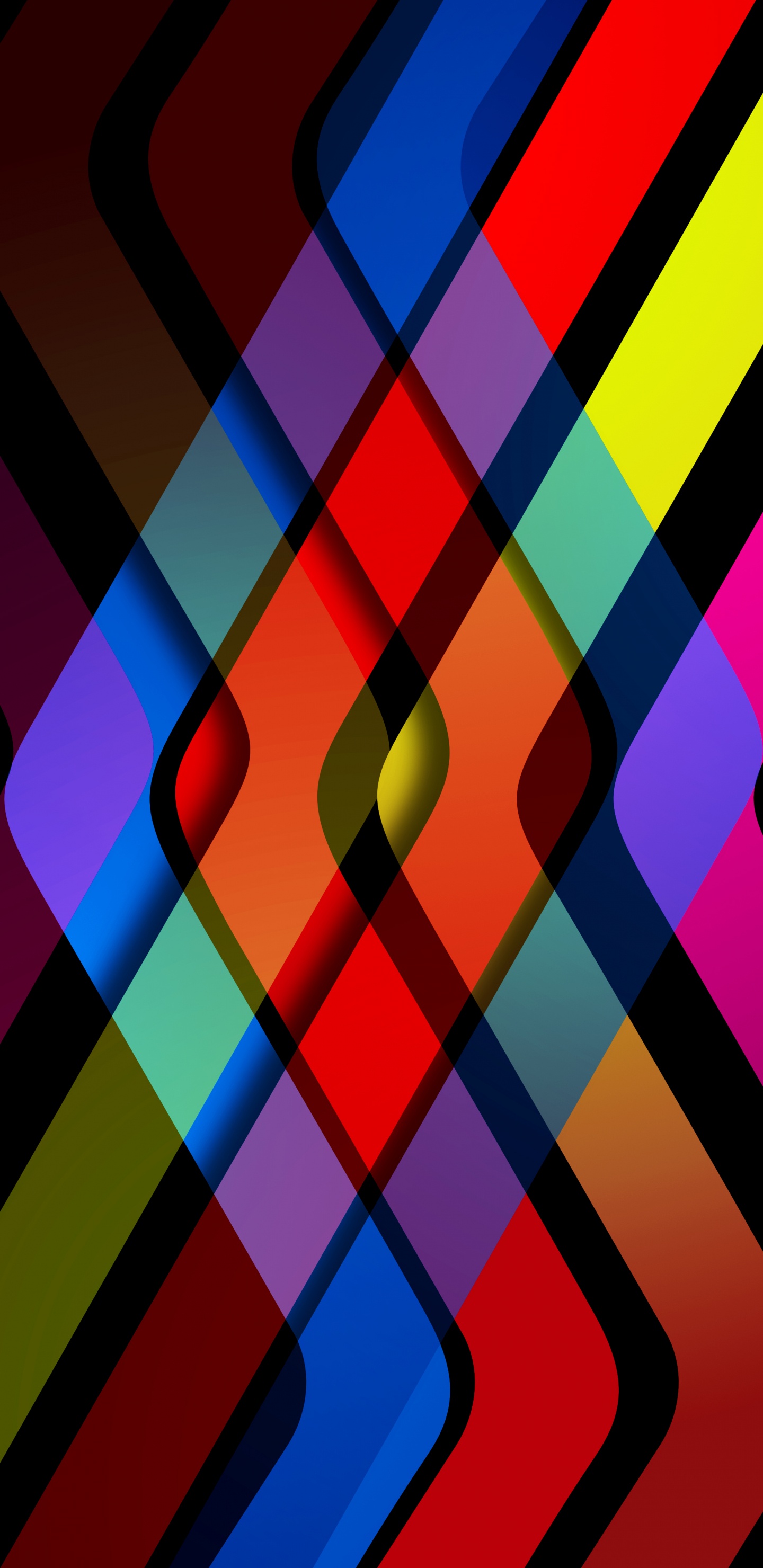 Symétrie, la Pureté de la Couleur, Rectangle, Art, Triangle. Wallpaper in 1440x2960 Resolution